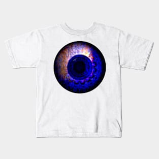 Purple Eyeball Jewel Kids T-Shirt